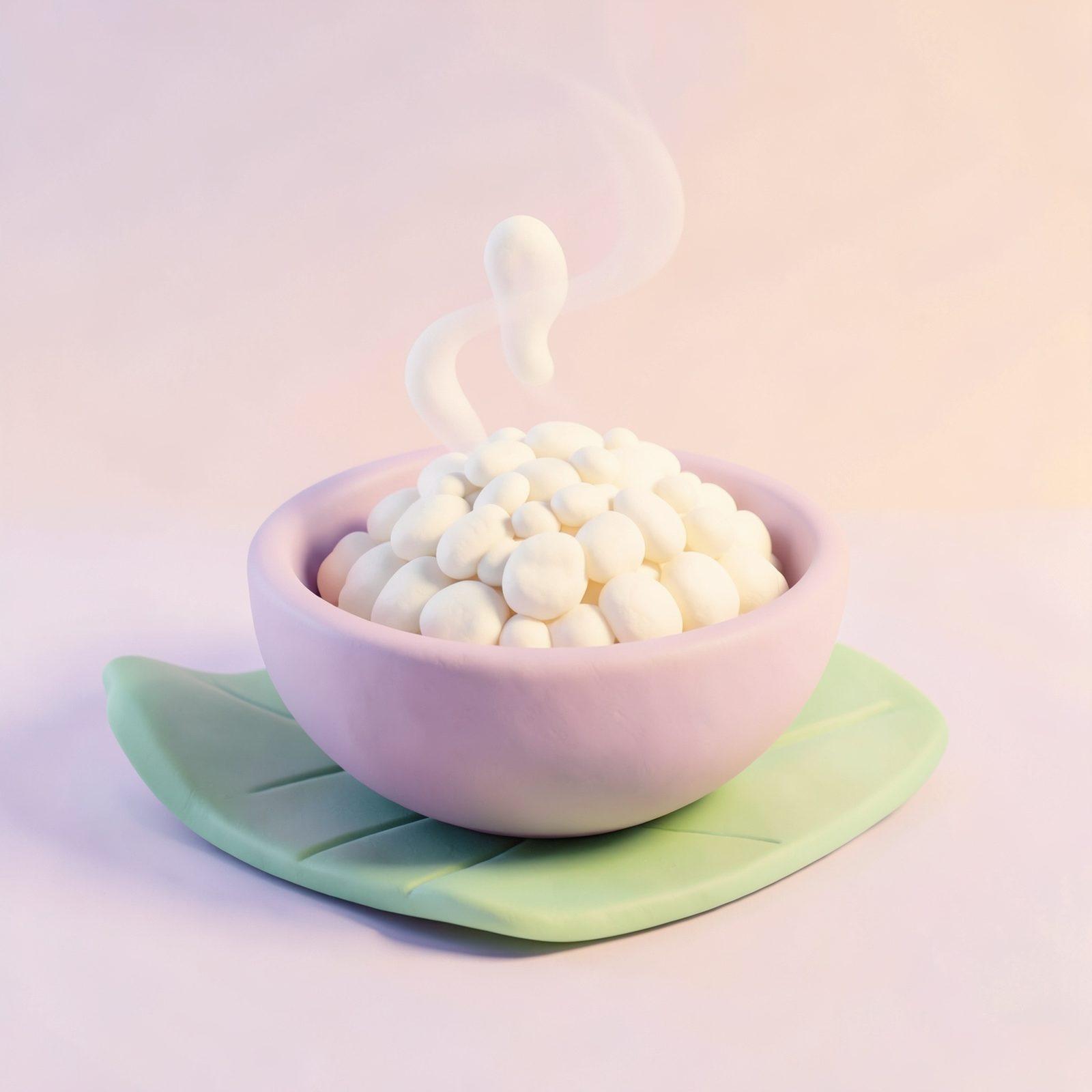 Cooked rice